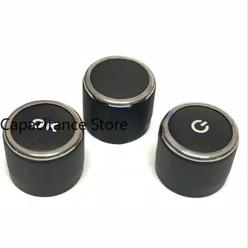 

5 шт., универсальная внутренняя отверстие D-типа 6 мм, изысканная автомобильная навигационная аудиосистема, ручка громкости компакт-диска, шляпа OK + значок багажника