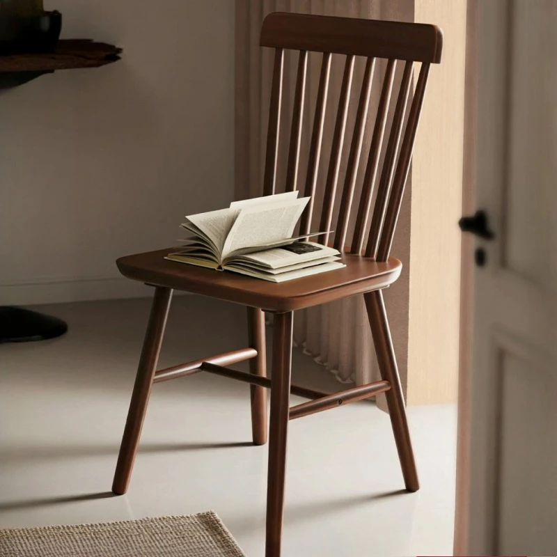 

Nordic Luxury Dining Chairs Vintage Wooden Design Living Dining Chairs Single 4 Set Sillas Para Sala De Estar Home Furniture