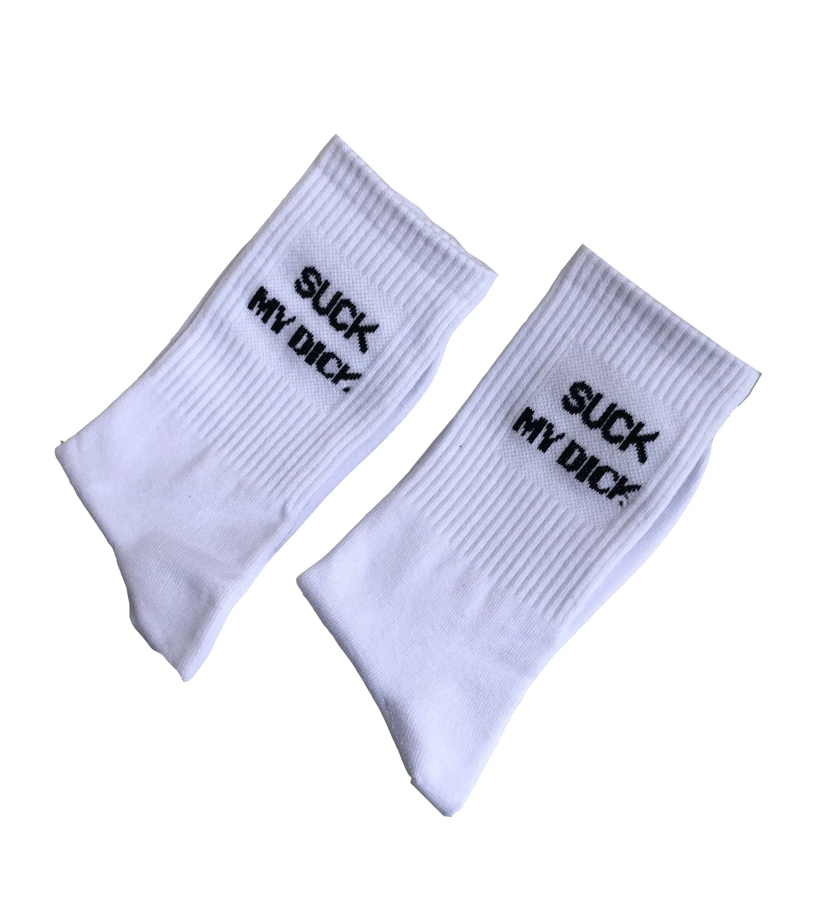 Two Pair Men's Middle Socks Towel Bottom Alphabet Trendy Sports