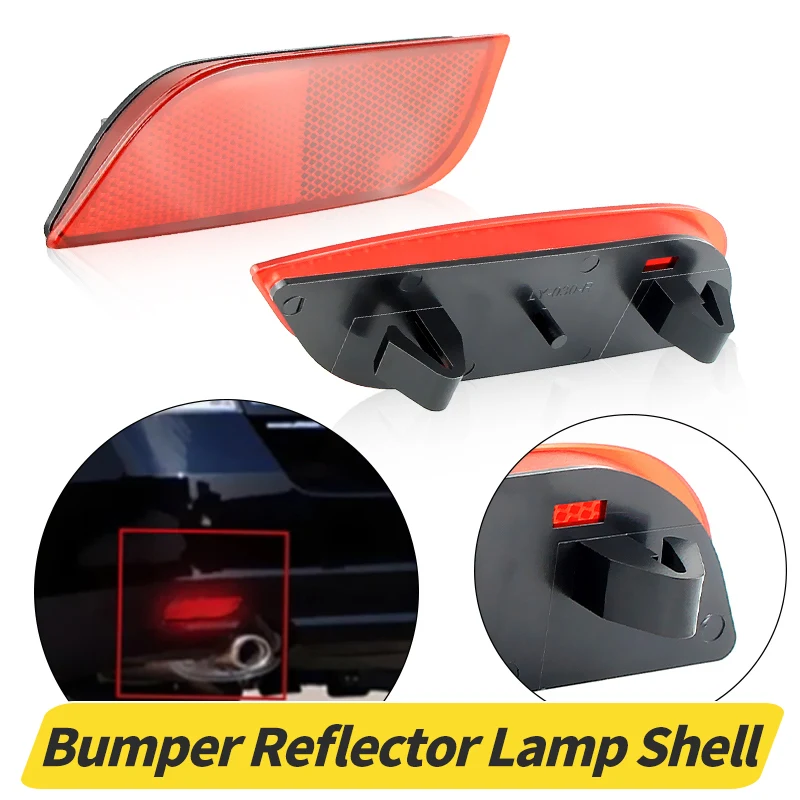 

Для Subaru Impreza WRX или WRX STi XV Crosstrek Красная линза Автомобильный задний бампер Отражатель Задний стоп-сигнал Крышка корпуса Корпуса без лампы