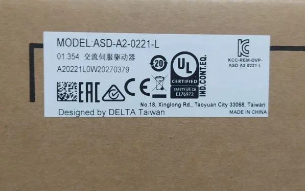 ASD-A2-0221-L New Original Genuine Delta Servo Controller In Stock