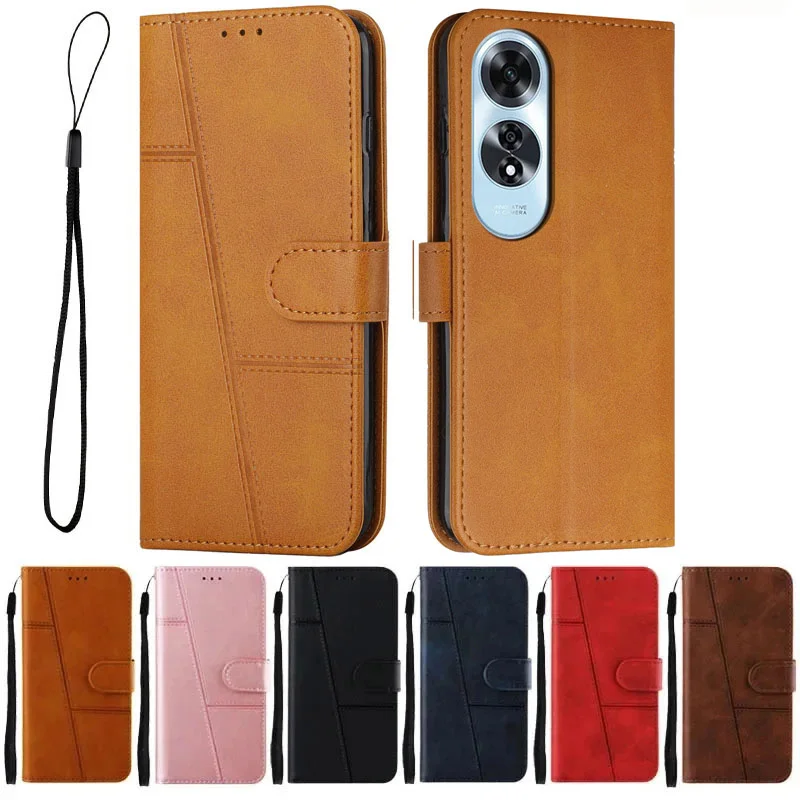 Per OPPO A60 4G custodia Flip Wallet Book Cover on per Coque OPPO A60 4G custodia per telefono per OPPOA60 A 60 4G custodie protettive in pelle