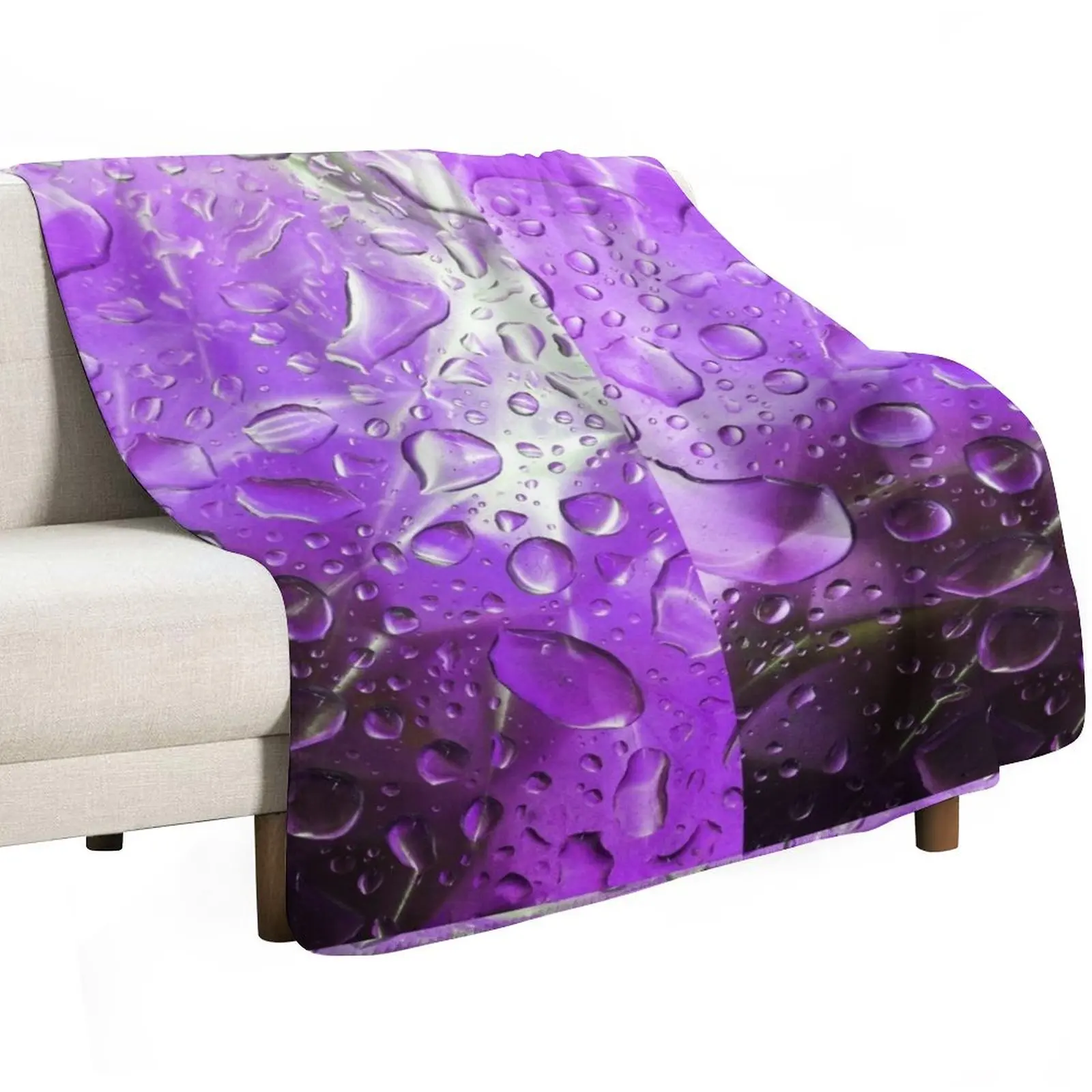 

Purple Rain Throw Blanket Decorative Beds Soft Plush Plaid Sofa Throw Blankets