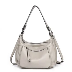 Borse a tracolla in vera pelle moda Casual versatili borse a tracolla borse borsa da donna in pelle bovina