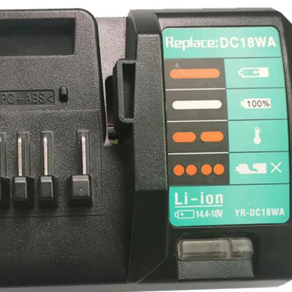 14.4V-18V Charger DC18WA for Maktec MAKITA DC18SG DC1851 BL1813G BL1415G BL1815G BL1413G UH522D UM167D UR180D(EU Plug)