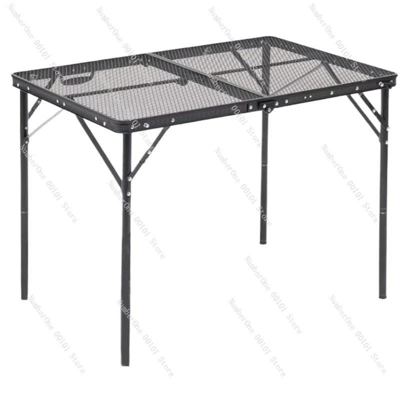 Lifting folding table Portable folding camping mobile kitchen table Aluminum alloy picnic table