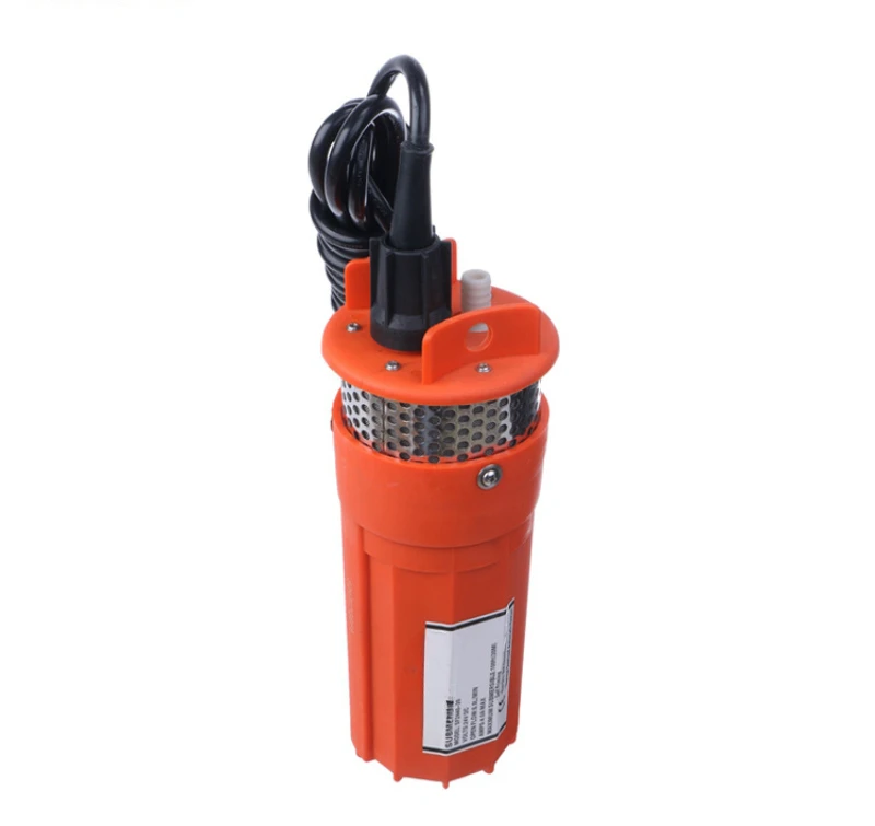 Solar Submersible Pump High Head DC 12V24V Deep Well Water Pump Small Battery Outdoor River Extraction Pump