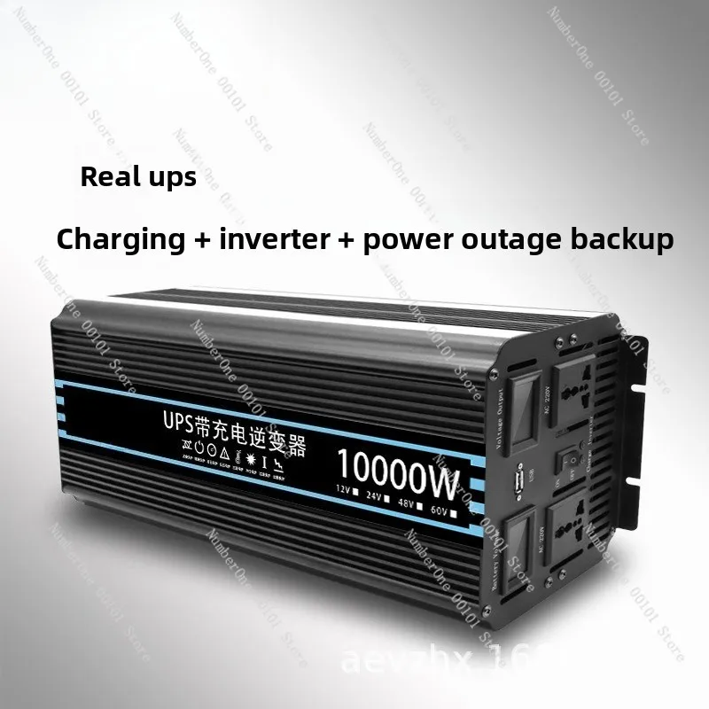 Pure Sine Wave Inverter Charger 12V/24V/48V/60V to 220V, Home Car Truck Power Converter, High-Quality