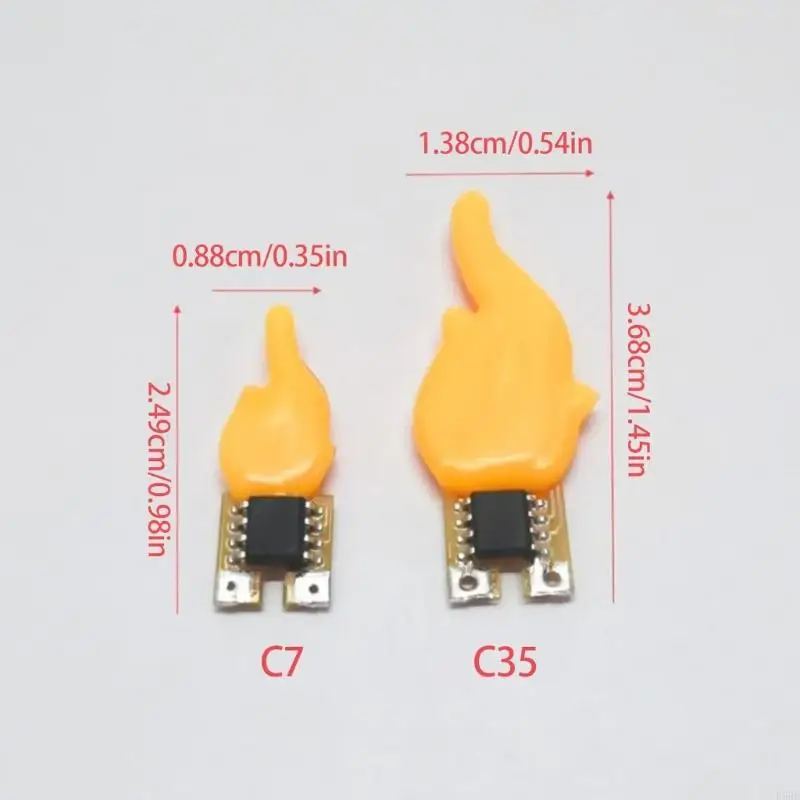 e5be 5pcs LED شمعة اللهب الشمعة ضوء اللهب على شكل خيوط اللمبة لحزب التخييم مطعم تزيين الضوء الدائم
