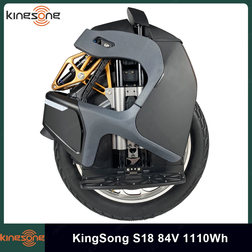 EU sklad aktualizovat nejnovější kingsong S18 84V 1110wh 2200W motorový s voštinová pedál mezinárodního varianta státní úředník kingsong S18 EUC