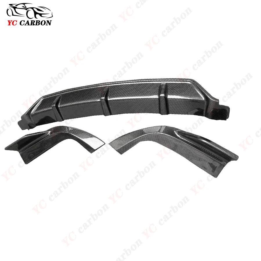 For BMW X5 G05 2018-2022 Carbon Fiber Rear Bumper Diffuser Spoiler Rear Splitters Spoiler Back lip Auto parts body kit