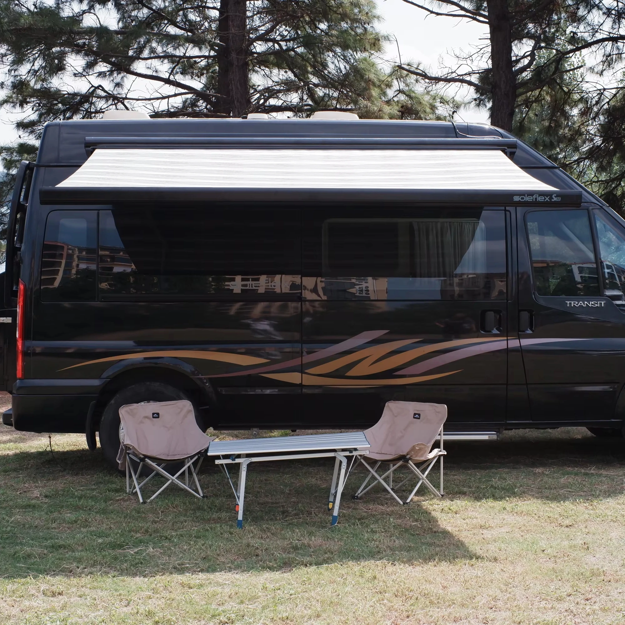 S30E High Strength Caravan Electric Trailer RV Side Awning Camper RV Exterior Accessories