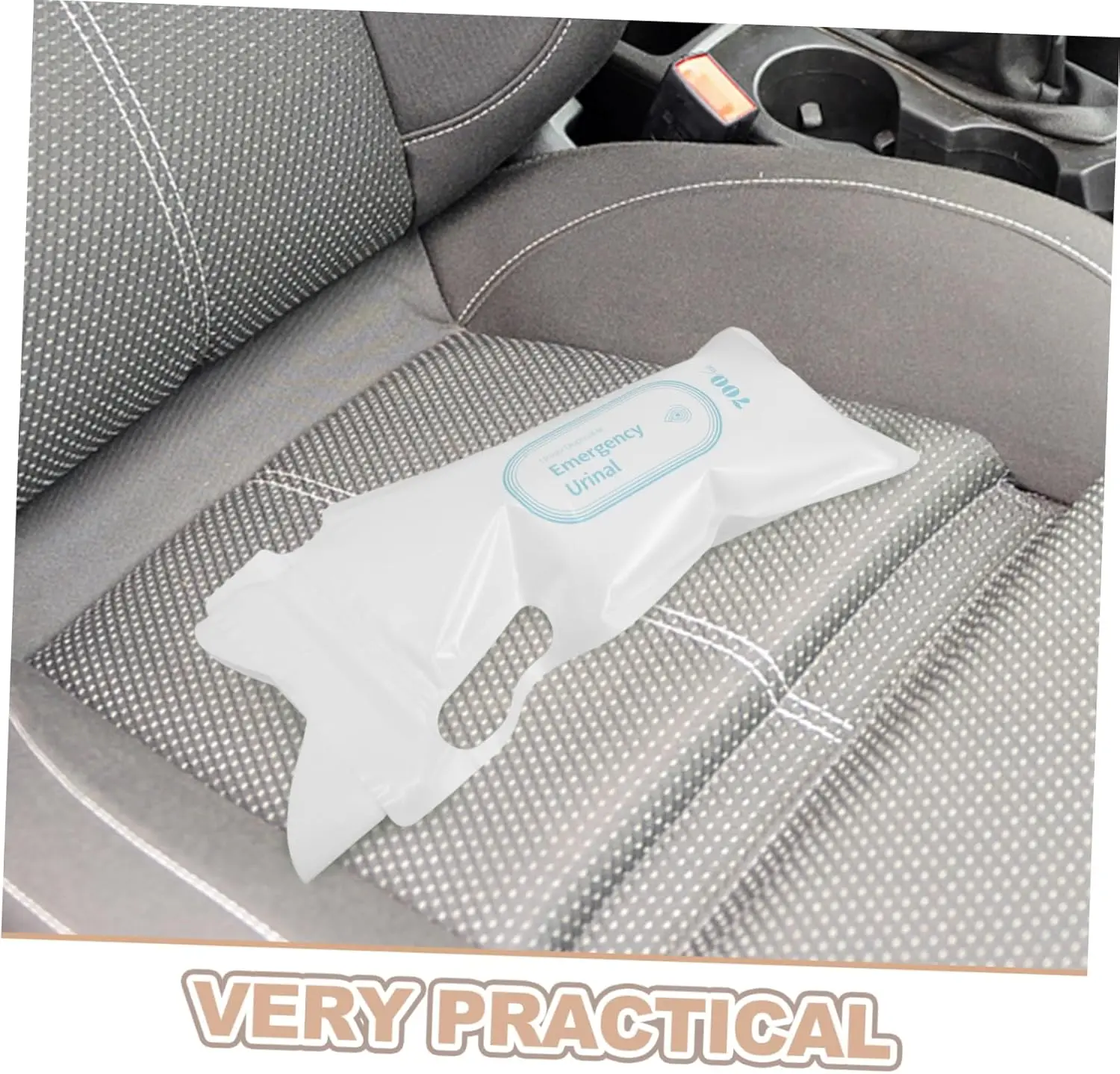 Mikinona Emergency Urinal Pouches 4-pack Compact Leakproof for Men Women Travel Car Camping Road Trips