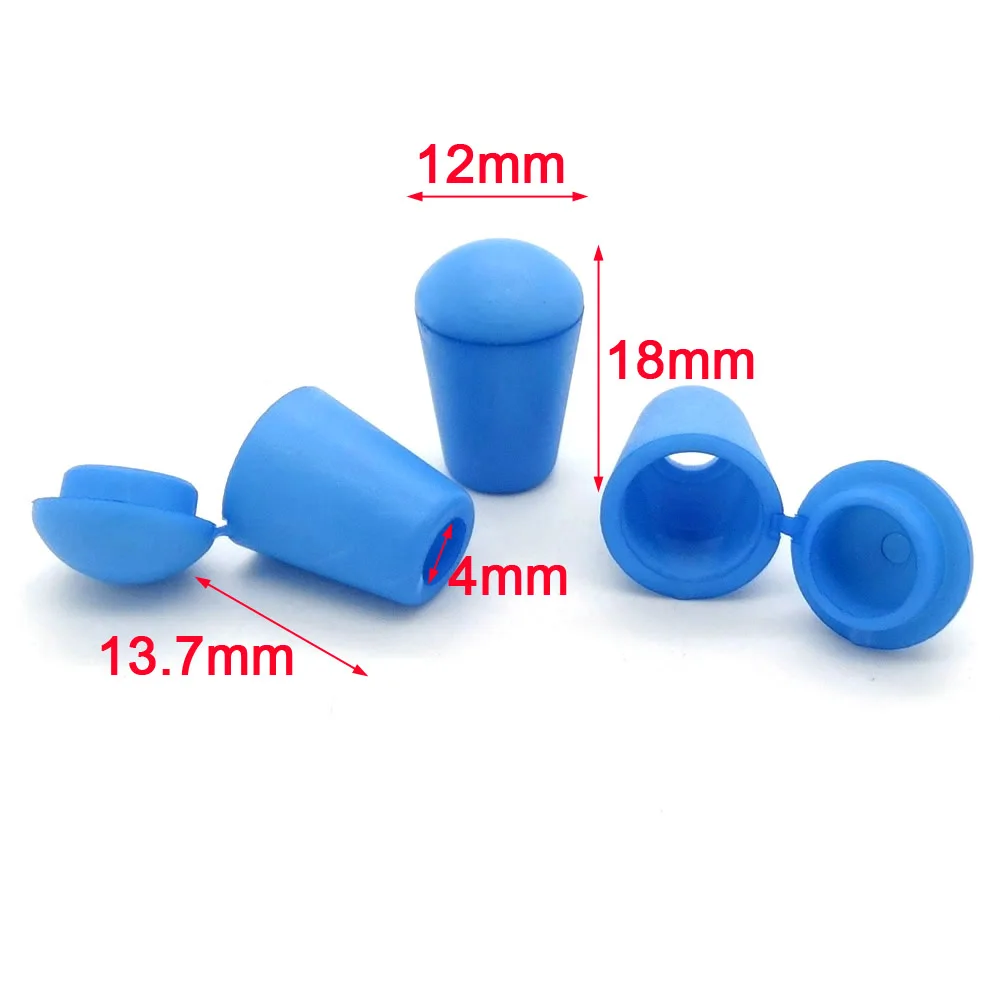 12pcs Colorful Plastic Bell Stopper With Lid Cord Ends Lock Stopper Toggle Clip for Paracord / Clothing