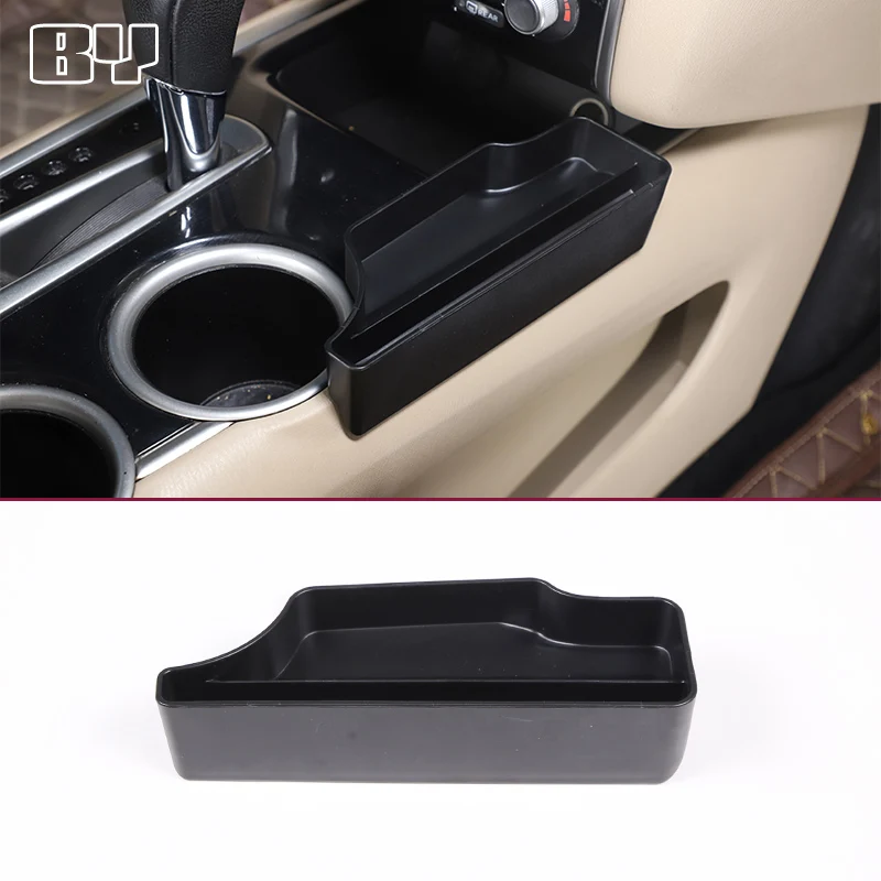 ABS Balck For Nissan Pathfinder 2013-2018 Center Control Gear Shift Storage Box Car Organizer Tray Accessories