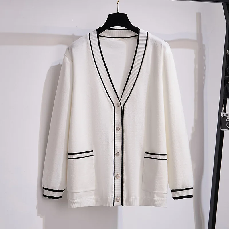 Plus Size Women Clothing 6XL 7XL 100/150kg Oversized Women Winter Wear Bust 150/160cm Loose Cardigans Sweater Knitted Coats