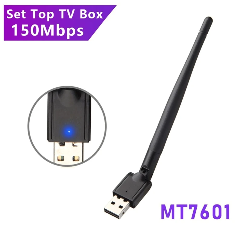 MT7601 WiFi-kaart LAN-adapter 150Mbps voor IPTV SetopBox Stabiel internet