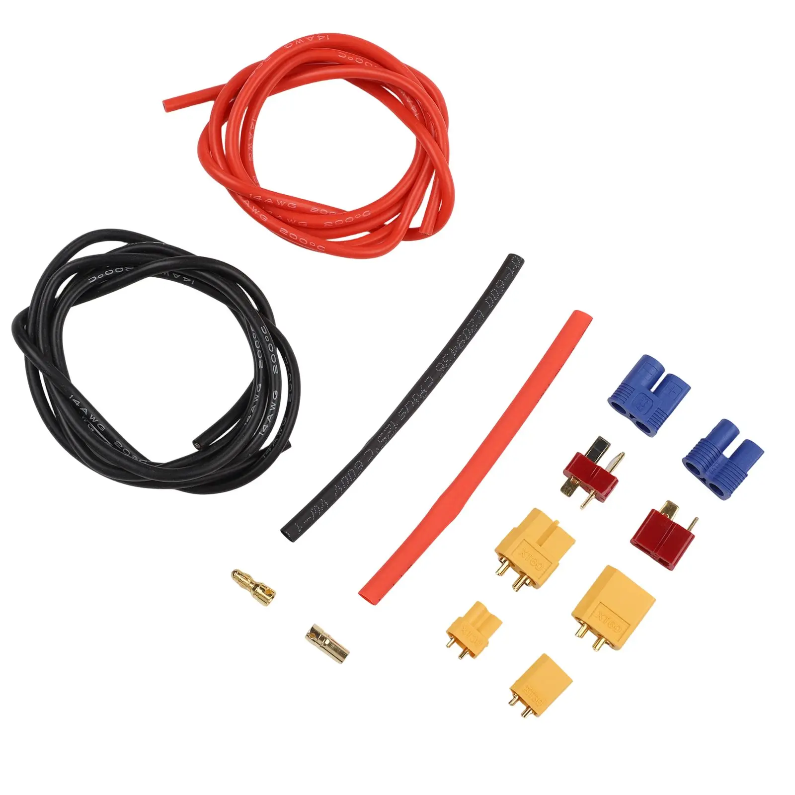 RC Model Maintenance EC3 Kit T Connector Complete Remote Control Connectors Gold Plated Contacts Plastic Housing