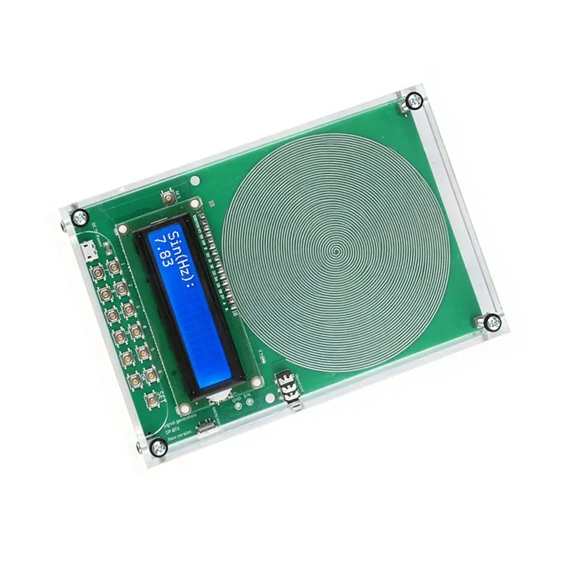 

B27B Healing Device 0.1-99999Hz Adjustable Frequency Schumann Resonance Generator Sine Wave Generator With Antenna Plate