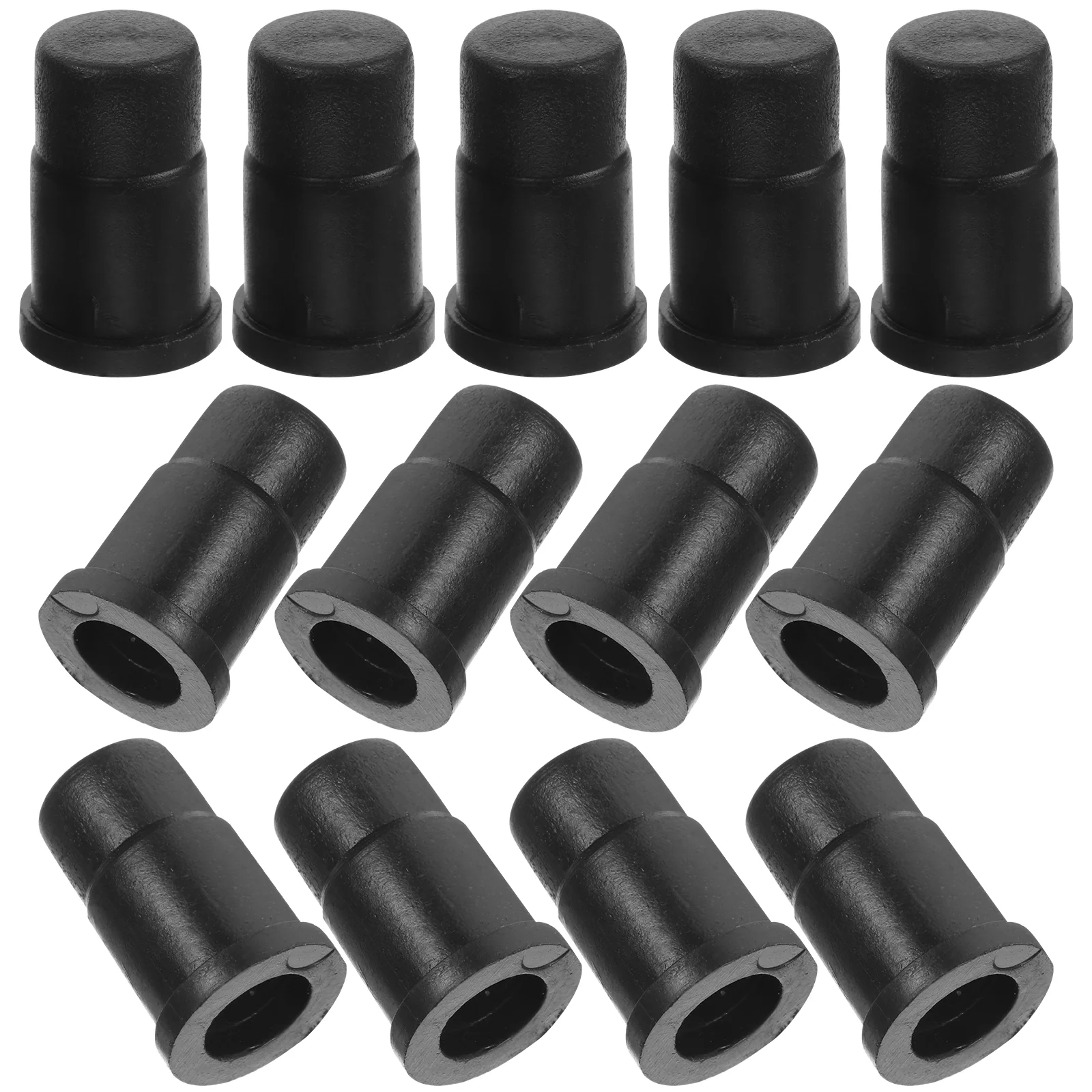 

40 Pcs Caster Rubber Cap Casters Swivel Stem Sleeve Furniture Socket Replacement