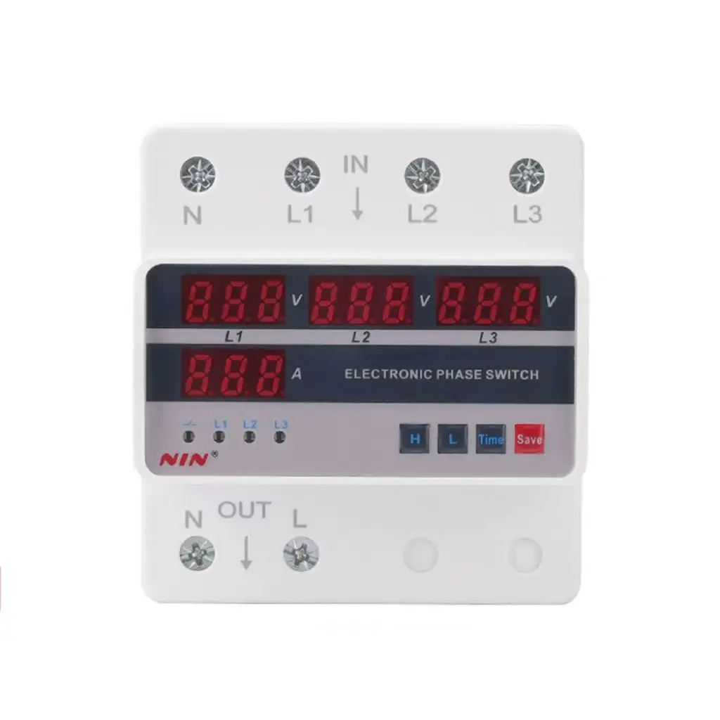 intelligent-electrical-guide-rail-protector-voltmeter-small-ac220v-100a-380v-100a