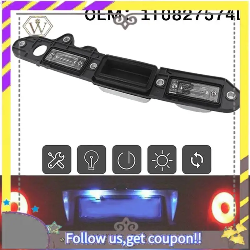 ABXV-1T0827574L غطاء صندوق السيارة الخلفي مقبض ث/مفتاح صغير لوحة ترخيص ضوء لشركة فولكس فاجن باسات B6 جيتا