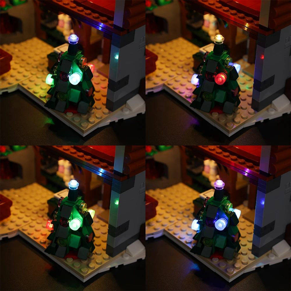 Zestaw oświetlenia LED bez modelu, odpowiedni do LEGO Icons Alpine Lodge 10325 (bez klocków konstrukcyjnych)