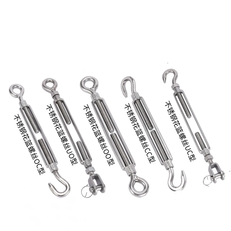 ステンレス鋼の釣り針,5本のワイヤーの張力,タイプm4,ステンレス鋼,304フックとアイクラスプ