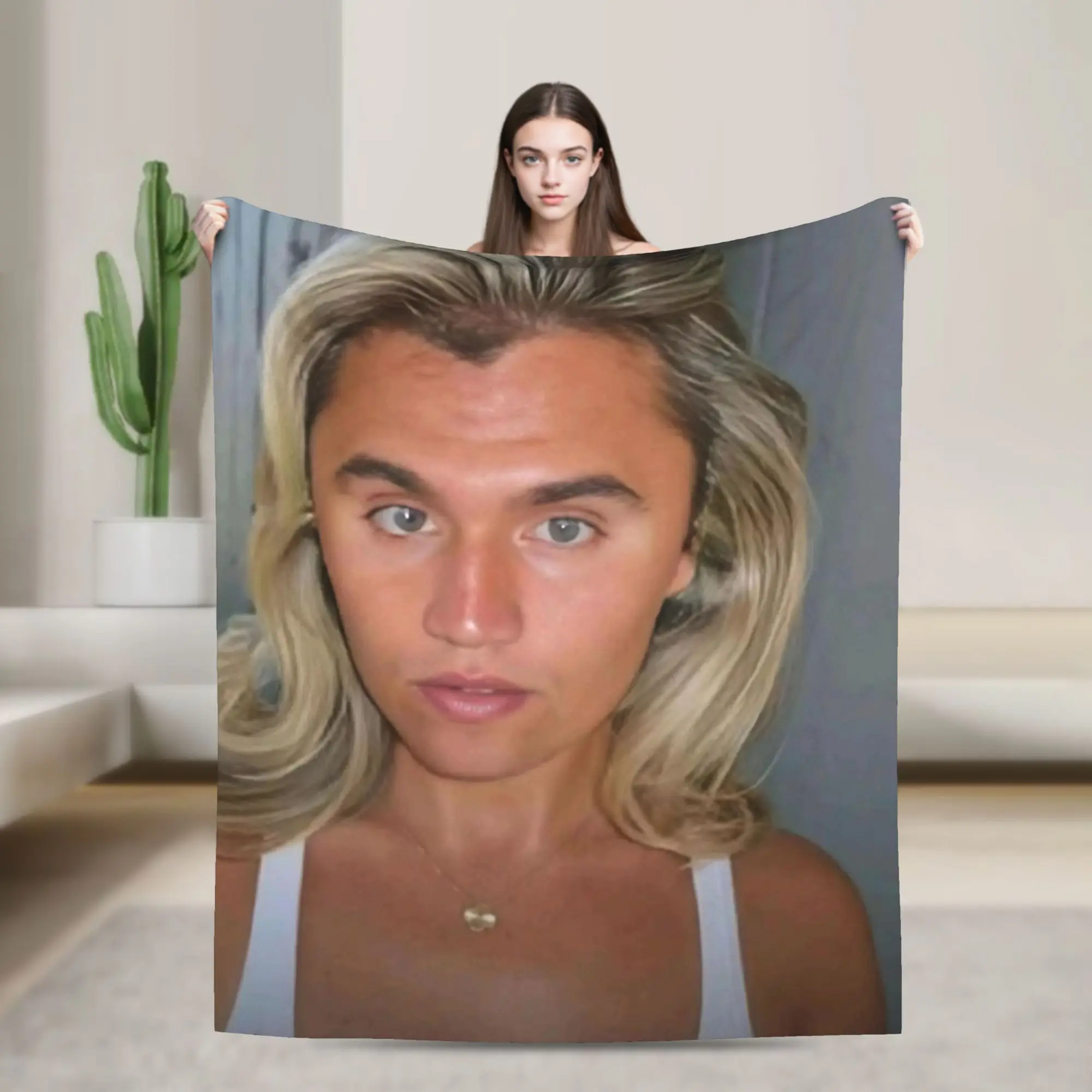 Charlie Kirk Funny Meme Throw Blanket for Couch  Soft Fuzzy Plush Blanket 50x60 Inches Multiple Sizes Bedspreads for All Seasons