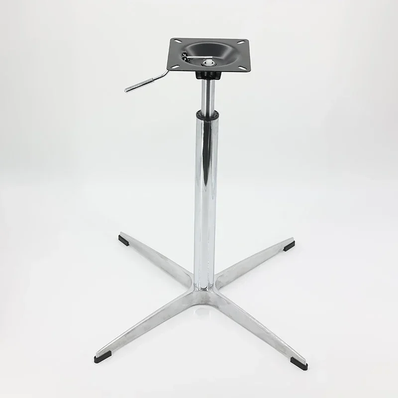 For Aluminum  Computer Chair Cross Foot Can Lift Tea Table Bracket And High Table Leg Leisure Bar Chair Chassis Accessories