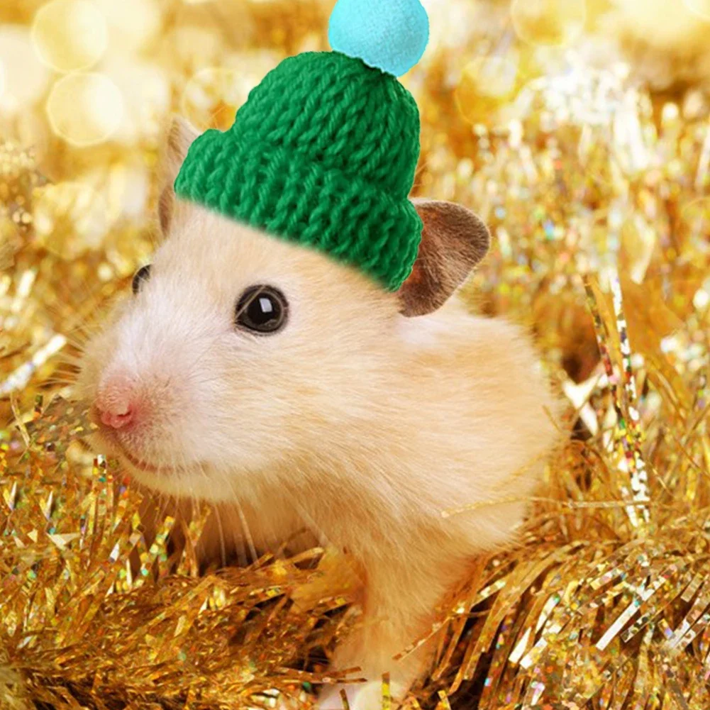 Snake Hat Guinea Pig Hat with Adjustable Chin Strap Bearded Dragon Hamster Hat for Chinchilla Small Animal Christmas Decoration