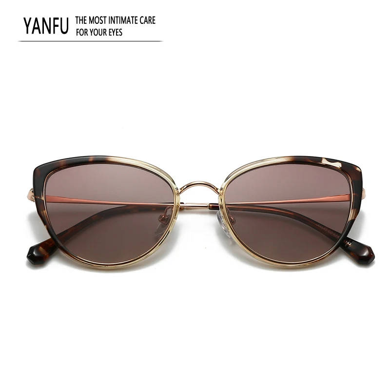 

Summer Polarized Cat Eye Metal Sunglasses Women Beach UV400 Eyewear Outdoor Daily Comfort Lightweight Glasses Driving Female