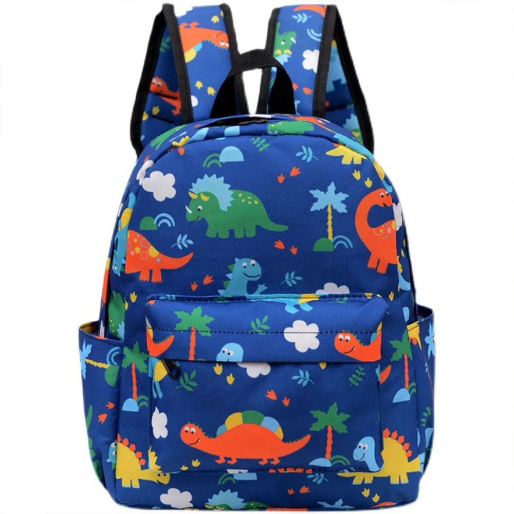 Personalized Custom Cartoon Cute Children Backpack Embroidered Small Dinosaur Kindergarten Backpack Simple And Stylish Gift Bag