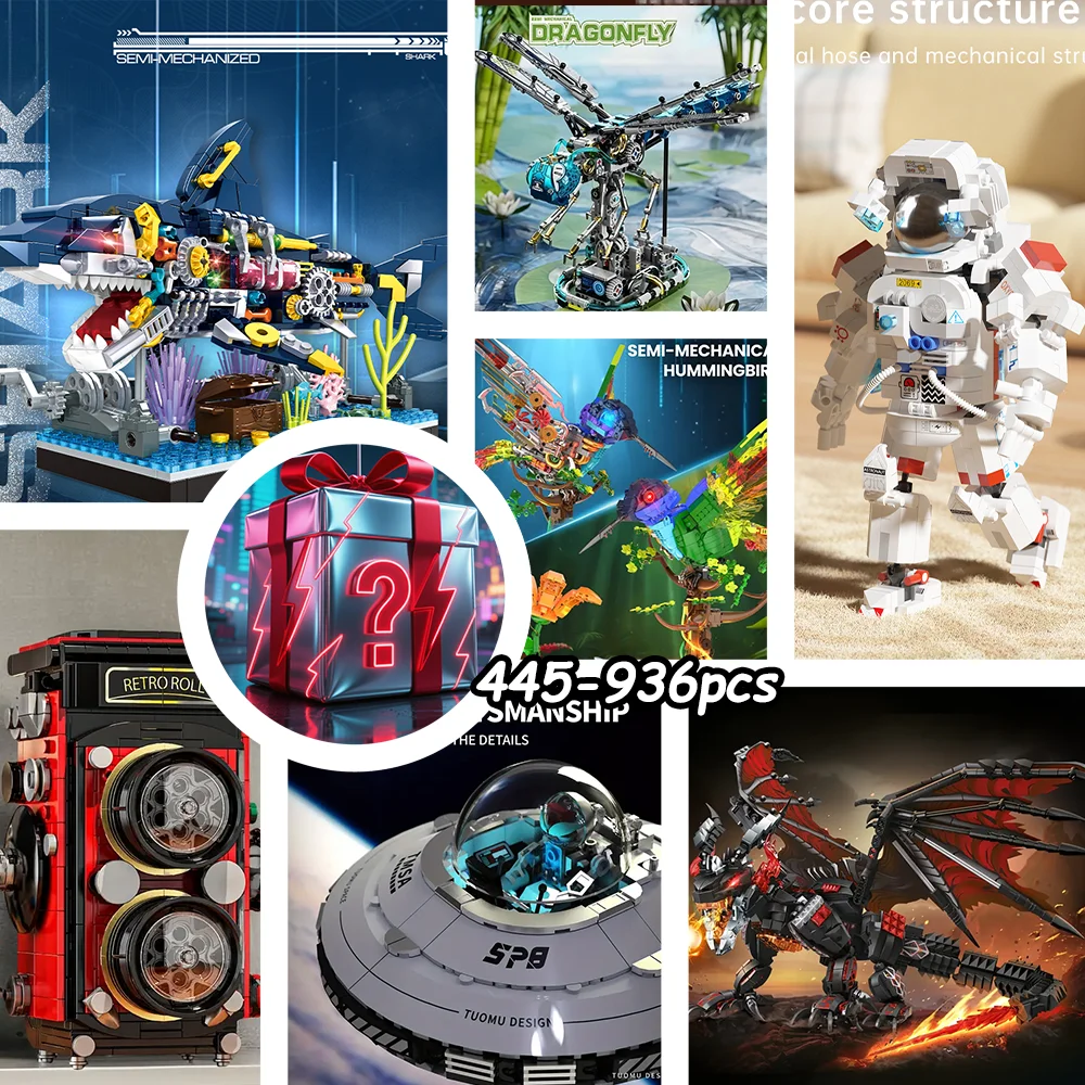 

Over 200 styles are randomly sent out. Building block blind boxes offer a creative new experience