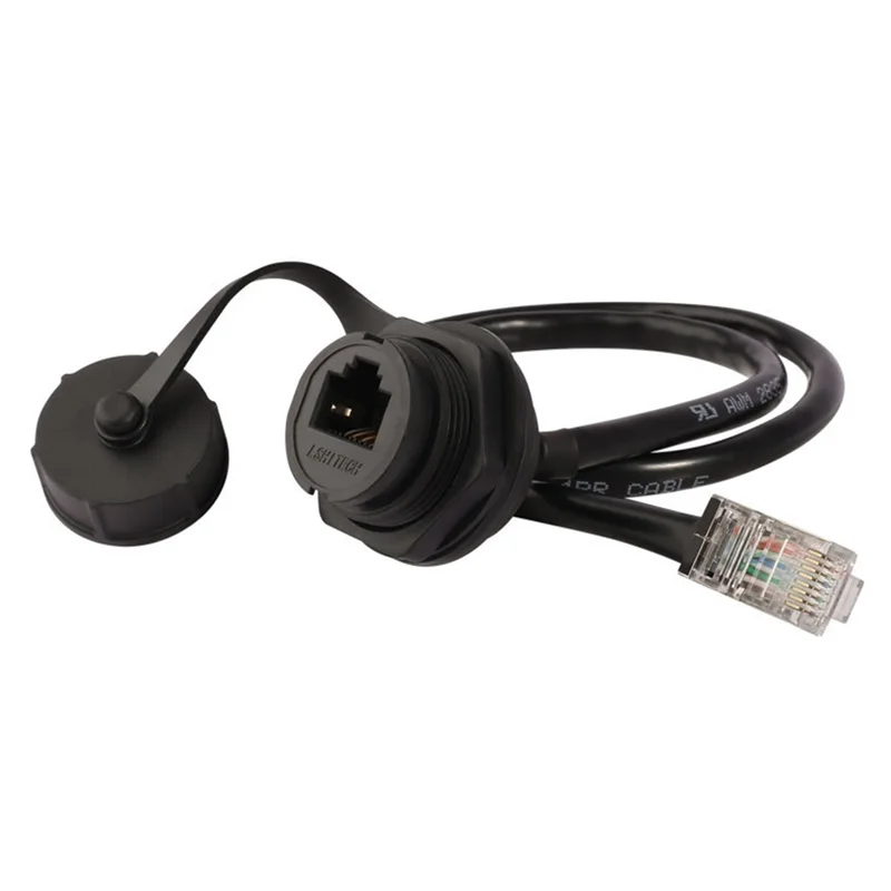 

Exquisite-M25 RJ45 Connector Ethernet LAN Cable Cable Ethernet LAN Wire RJ45 Connector CAT6 Signal Female Socket Panel