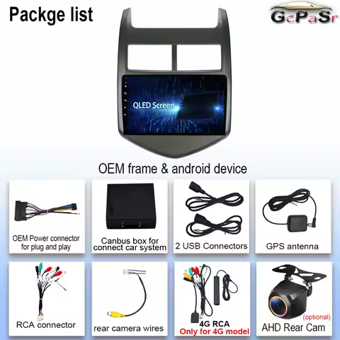 Android 15 Carplay Auto For Chevrolet Aveo 2 Sonic T300 2011 2012 2013 2014 2015 Car Radio GPS Stereo Multimedia Player 2din DSP