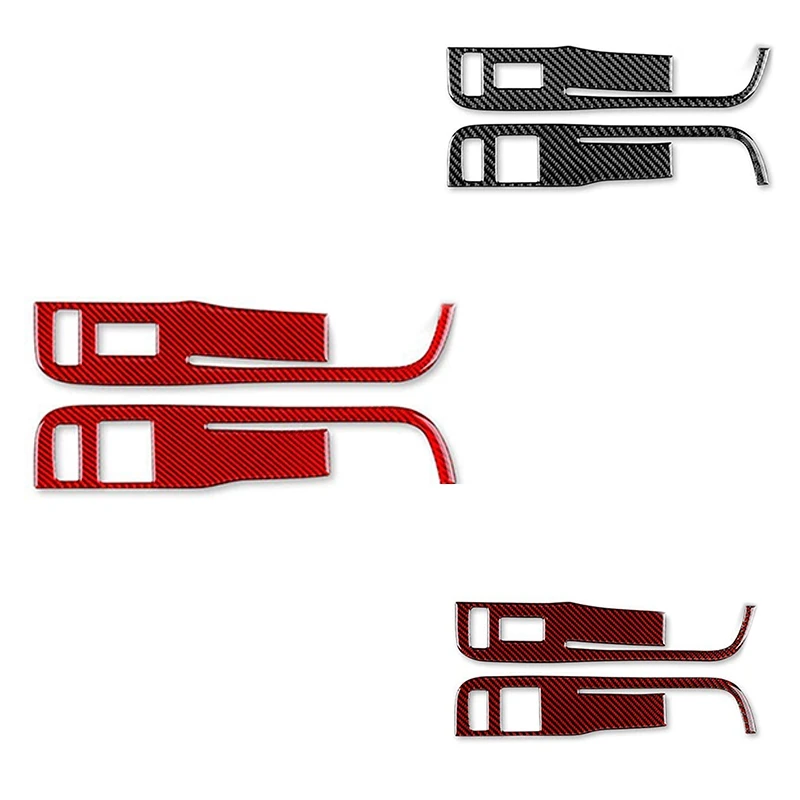 Door Window Control Switch Panel Sticker Trim Decal For Chevrolet Camaro 2013-2015 Accessories