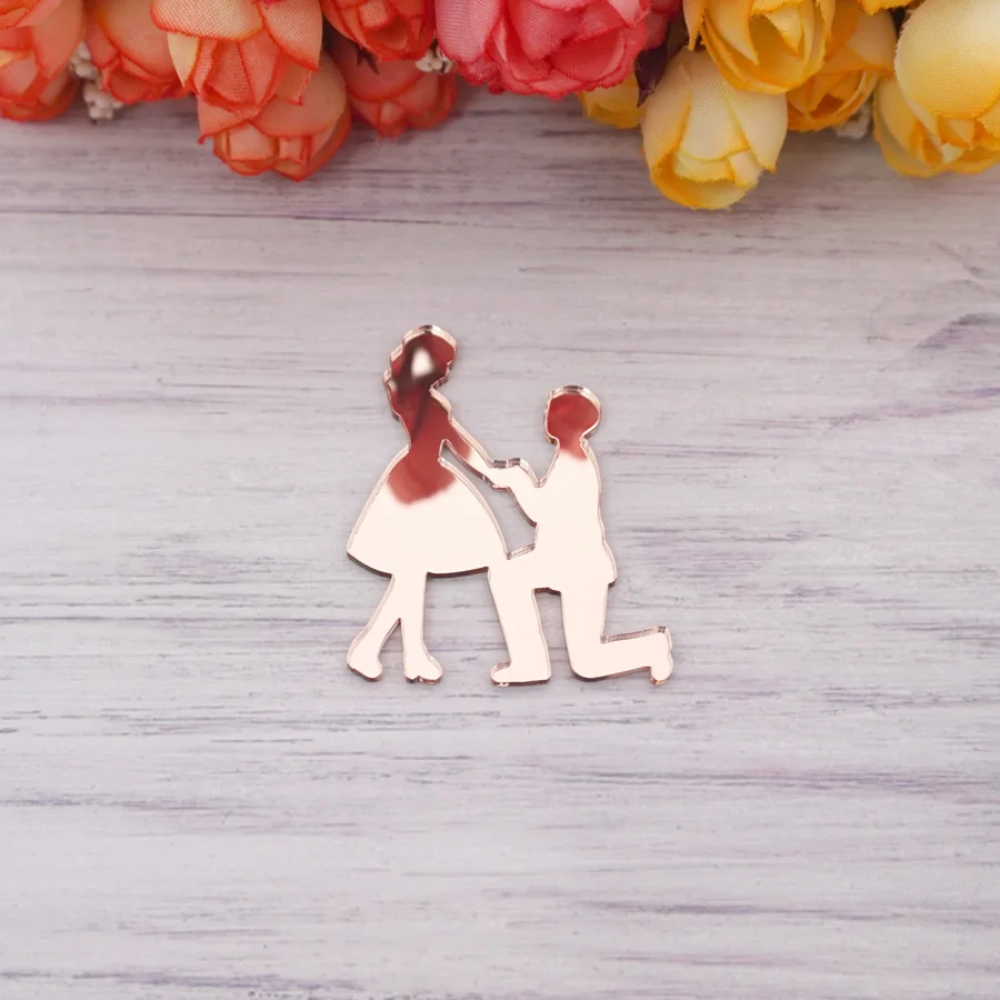 Einzigartige Spiegel-Hochzeitsschilder, Verlobungsfeier, Jungvermählten, Anhänger, Gästegeschenke, Festival-Accessoires, Hochzeitsdekoration, Partygeschenke – Detail 5