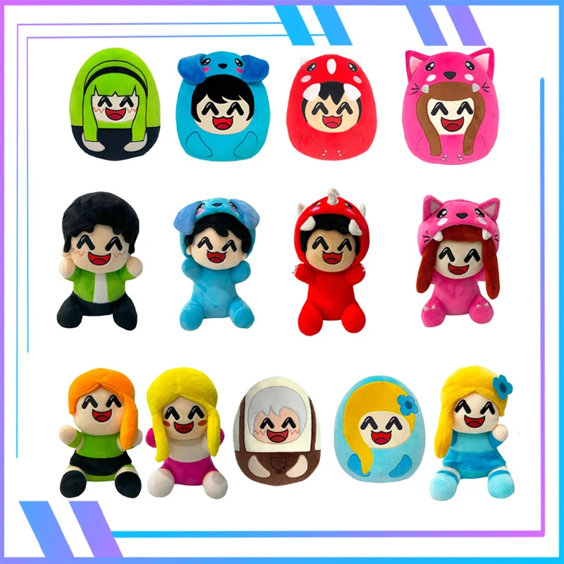 Omz Crew Plush Cartoon Roxy Crystal Luke Lily Squish Heather Plushies Toy Stuffed Figure Dolls Cute Boy Girl Kids Christmas Gift