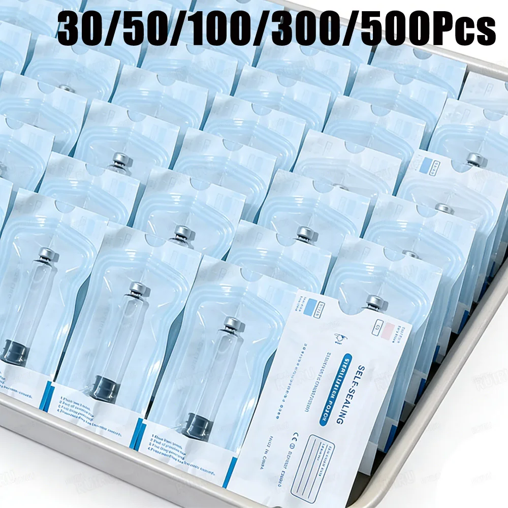 

30/50/100/500 шт. Стерильные картриджи-кассеты 3 мл в индивидуальной упаковке для инсулиновых шприц-ручек, сменные колпачки