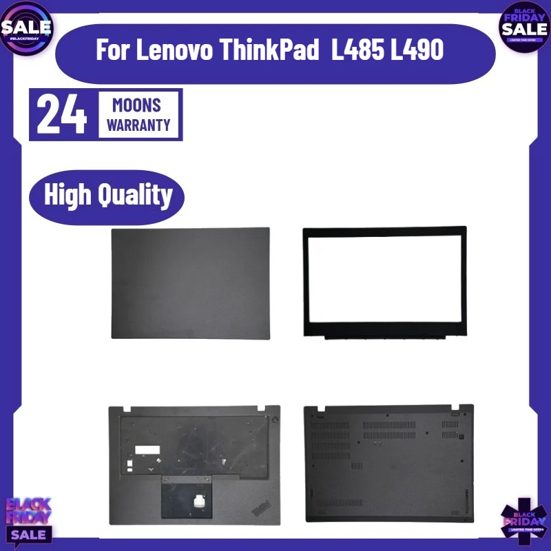 

For Lenovo ThinkPad L480 L485 L490 Laptop LCD Back Cover Front Bezel Palmrest Bottom Case Upper Top Lower Cover