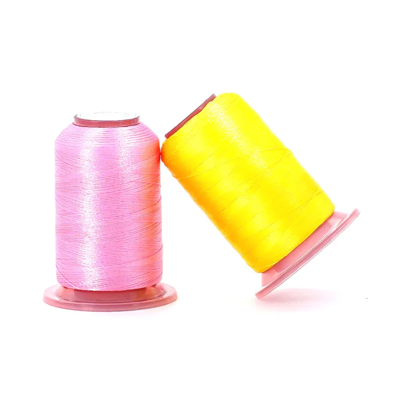 New 120D color small tube embroidery thread polyester ice silk tassel thread clothing special embroidery machine thread