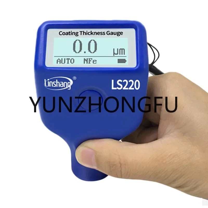 

Paint Coating Thickness Tester 0-2000μm 0.1μm Fe NFe Probe Gauge LS220 for Auto Car Paint Film Thickness Gauge -20℃ LCD Screen