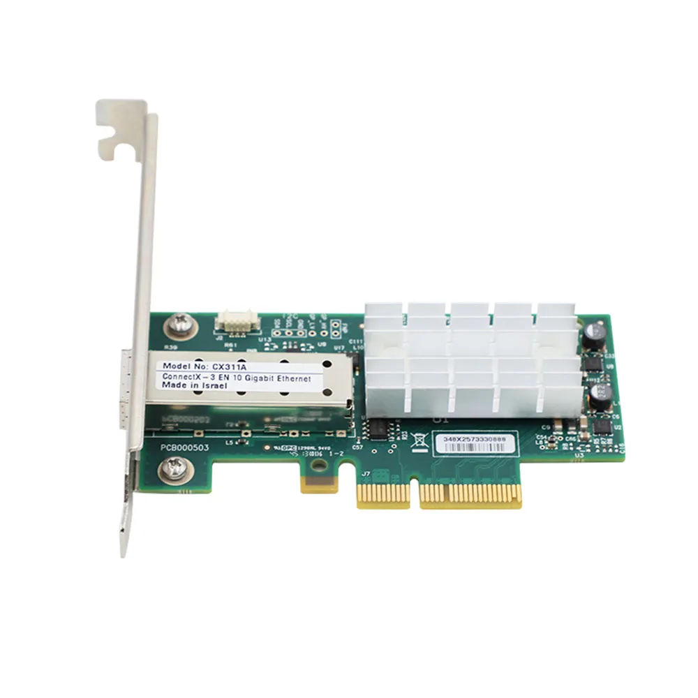 MCX311A-XCAT PCIe NIC Adapter CX311A ConnectX-3 EN 10G Ethernet 10GbE SFP+ Adapter Card 10 Gigabit Ethernet Card Original