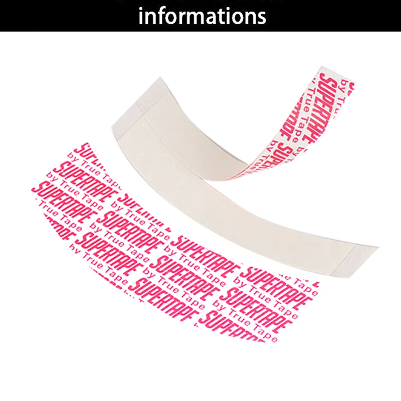 

36 Pcs Waterproof Supertape Hair Tape Double Side Adhesive Super Tape For Lace Wig Toupee Replacement Styling Accessories