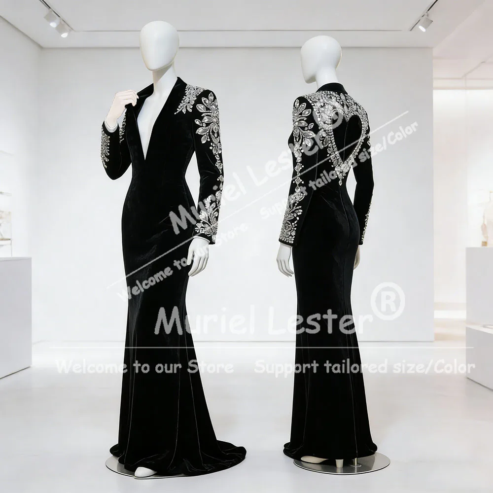 

Exclusive Beaded Crystals Suit Attire For Women Wedding Tuxedos 1 Piece Sets Female Prom Party Blazers Customized Mother Dress