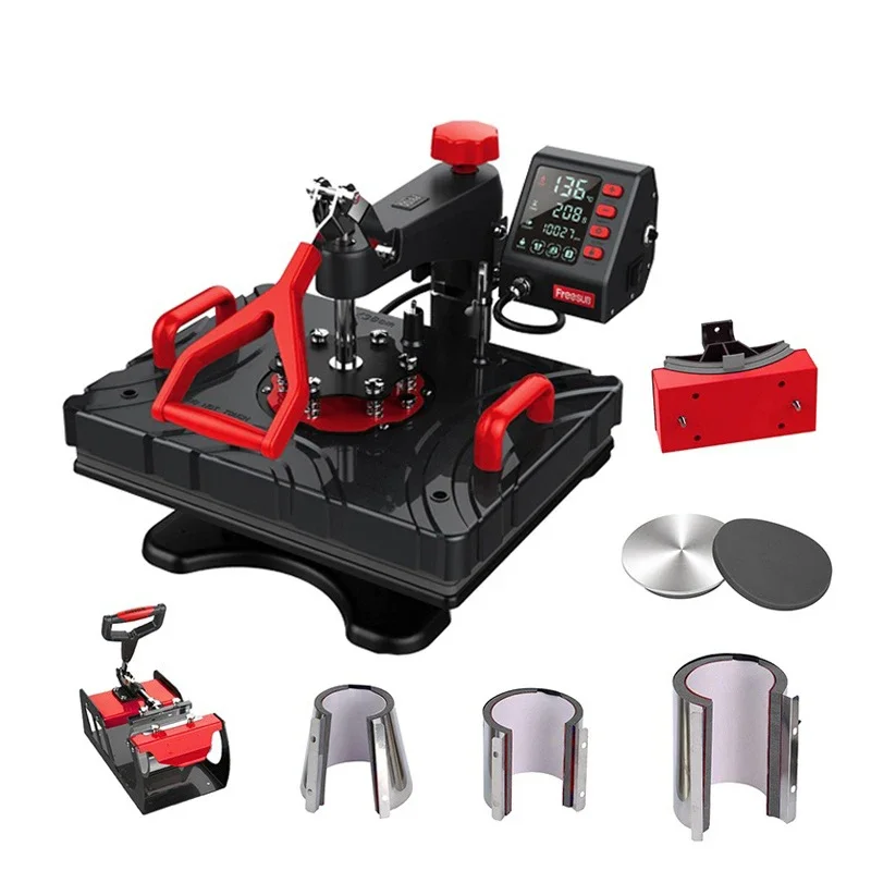 

Freesub High Quality 8 In 1 Combo Heat Press Machine Mug T-Shirt Pen Printing Machine P8100