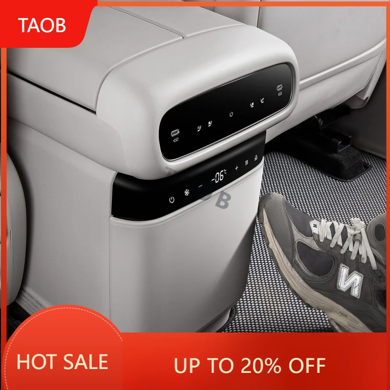 New High Quality For Geely Galaxy M9 2025 2026 Rear Refrigerator Anti Kick Frame Armrest Box Back Protective Cover Sticker Inter