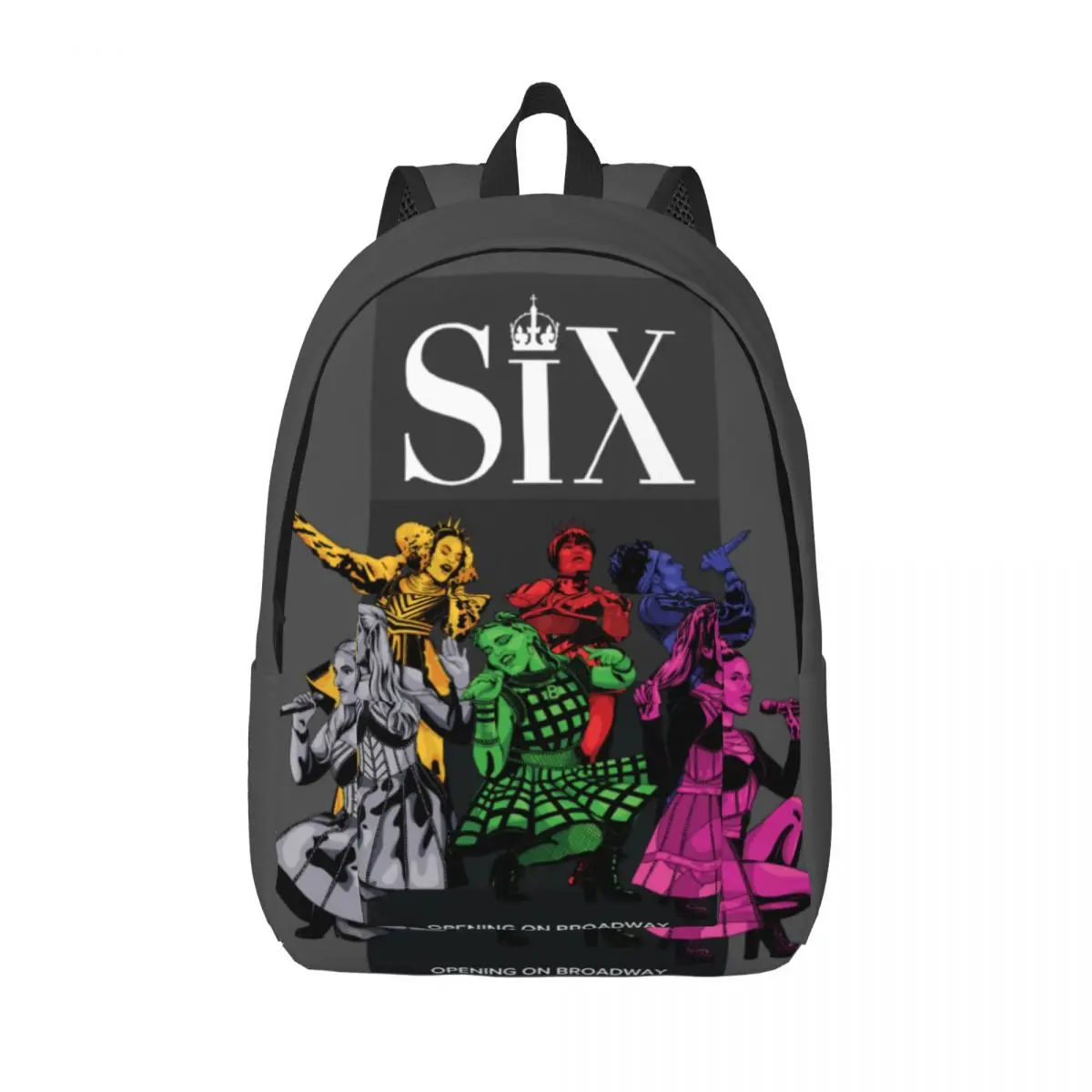 

Six The Musical Backpack Girl Group University Backpacks Boy Girl Elegant High School Bags Designer Print Rucksack