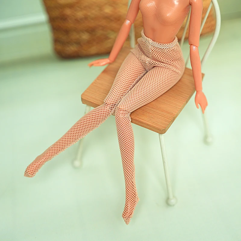 Toys Doll Clothes For 30cm Barbie Doll Black White Lace Stocking Socks view 6